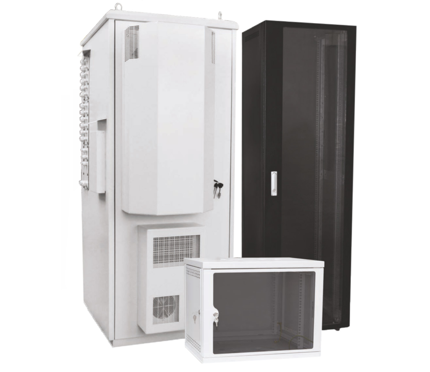 Server cabinets and outdoor solutions