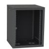 15 HE Serverschrank, Wandgehäuse, mit Glastür, Tiefe 450mm