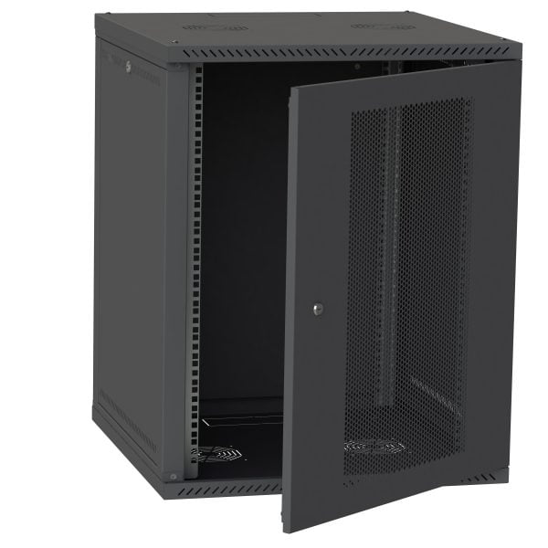 15U Wall Mount Server Cabinet 600 Wide 600 Deep Perforated door