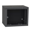 12 HE Serverschrank, Wandgehäuse, mit Glastür, Tiefe 450mm