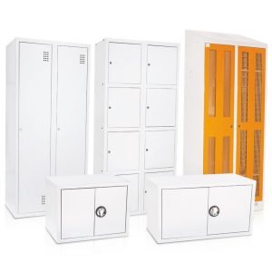 Metal cabinets