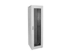 42U Floor Standing Data Cabinet 600x600mm Glass Door