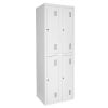 NO-(7035) Metall-Kleiderschrank 24-01-08