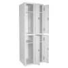 NO-(7035) Metall-Kleiderschrank 24-01-08