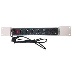 SURGE PROTECTOR FOR EQUIPMENT 19″-1,5U 6P