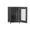 Szafy Rack Stojące 19″ 18U 600 drzwi szklane (9005)