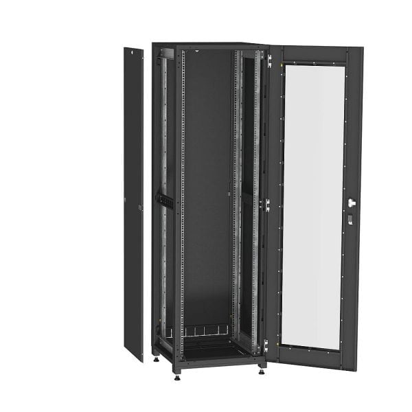 42U 600×800 mm Floor Standing Data Cabinet (Glass Door)