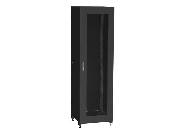 Szafy Rack Stojące 19″ 42U 800 drzwi szklane (9005)