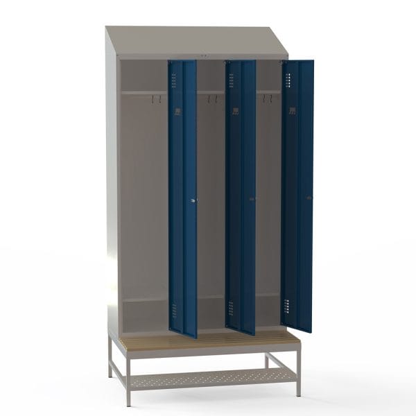 Metallschrank mit Bank SH-Serie 33-01-120