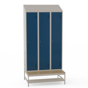Metallschrank mit Bank SH-Serie 33-01-120
