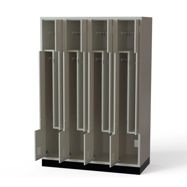 L-förmiger Garderobenschrank
